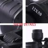 Binoculars Bak4 Prism Central Focus 12x50 Binoculars Multi-Coated Telescope Suitable for Travel Camping view 3