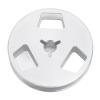 1/4 2.5 Inch Empty Tape Reel, Aluminum Alloy Takeup Tape Reel with 3 Holes, Open Reel Sound Tape Empty Reel for Recording, Erasing (Silver) view 1