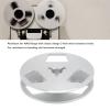 1/4 2.5 Inch Empty Tape Reel, Aluminum Alloy Takeup Tape Reel with 3 Holes, Open Reel Sound Tape Empty Reel for Recording, Erasing (Silver) view 2