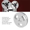1/4 2.5 Inch Empty Tape Reel, Aluminum Alloy Takeup Tape Reel with 3 Holes, Open Reel Sound Tape Empty Reel for Recording, Erasing (Silver) view 3