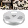 1/4 2.5 Inch Empty Tape Reel, Aluminum Alloy Takeup Tape Reel with 3 Holes, Open Reel Sound Tape Empty Reel for Recording, Erasing (Silver) view 4