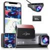 JOMISE 4K Dash Cam Front and Rear, 3.16 IPS Touch Screen, 64GB Card Included, Dual Dash Camera for Cars, Built-in GPS Wi-Fi, UHD 2160P Night Vision, WDR, 24H Parking Monitor (J6) view 1