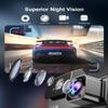 JOMISE 4K Dash Cam Front and Rear, 3.16 IPS Touch Screen, 64GB Card Included, Dual Dash Camera for Cars, Built-in GPS Wi-Fi, UHD 2160P Night Vision, WDR, 24H Parking Monitor (J6) view 3