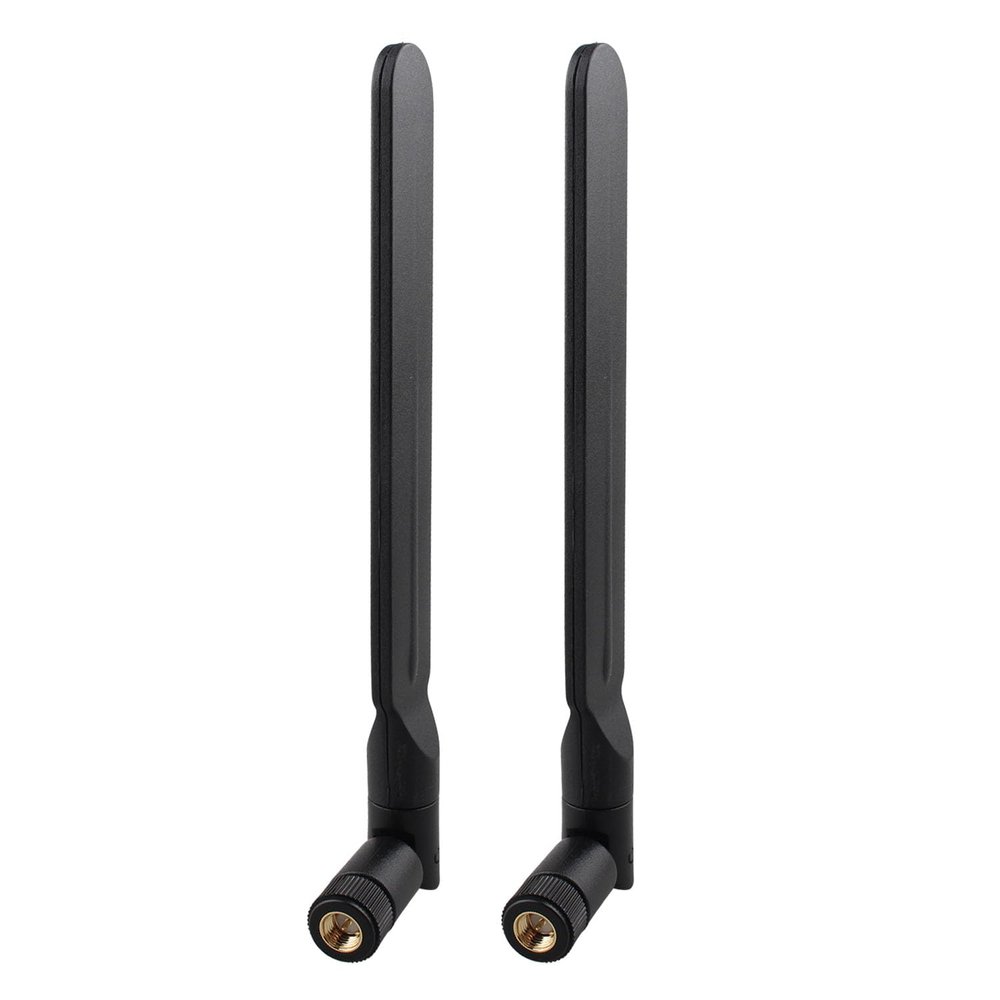 Futheda 2pcs 4G LTE Antenna SMA Male Omnidirectional Aerial 9dBi Compatible with Vodafone EE O2 Three Huawei Netgear 4G LTE Router Gateway Modem Trail Camera Wildlife Hunting Camera IP Camera