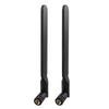 Futheda 2pcs 4G LTE Antenna SMA Male Omnidirectional Aerial 9dBi Compatible with Vodafone EE O2 Three Huawei Netgear 4G LTE Router Gateway Modem Trail Camera Wildlife Hunting Camera IP Camera view 1