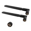Futheda 2pcs 4G LTE Antenna SMA Male Omnidirectional Aerial 9dBi Compatible with Vodafone EE O2 Three Huawei Netgear 4G LTE Router Gateway Modem Trail Camera Wildlife Hunting Camera IP Camera view 3