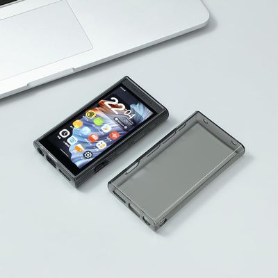 Soft Crystal Clear TPU Protective Shell Skin Case Cover for HiBy Digital M300 HiFi Music Player (Clear Black)