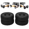 4PCS RC Truck Tires, Upgraded RC Car Tires, Wheels And RC Tires For MN D90 D91 D99 D99S D86 - High Performance Rubber Wheel(R789BL Black) view 2