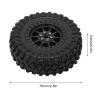4PCS RC Truck Tires, Upgraded RC Car Tires, Wheels And RC Tires For MN D90 D91 D99 D99S D86 - High Performance Rubber Wheel(R789BL Black) view 4