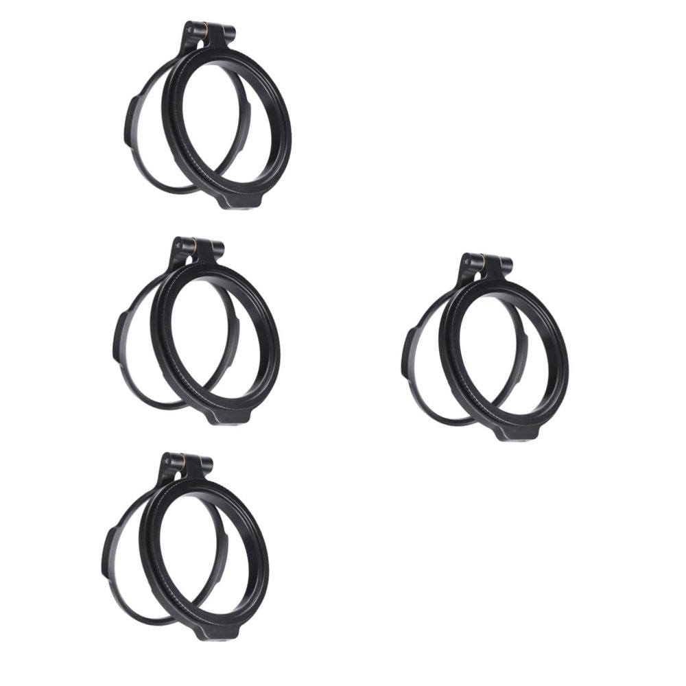 HOMSFOU 4pcs Quick Release Bracket Filter for Camera Lens Rotatable Adapter for Compatible Filters for Indoor and Outdoor Photography