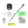 ImBros 1Pcs Car Rad1o A-dio 4Pin Conector Changer Port Adapter USB Cable Transfer view 3