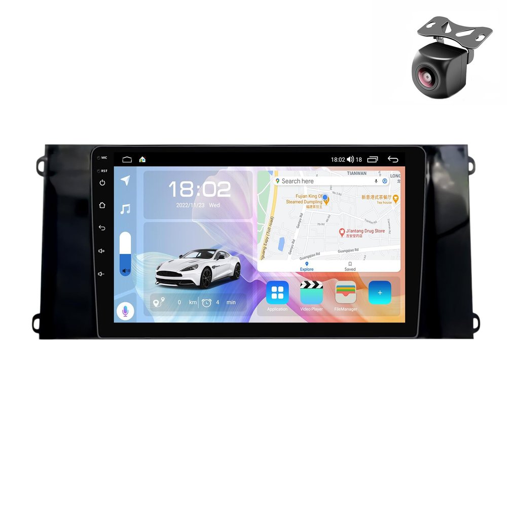 NALsa Android 12 System for Ford Transit Pro 2021 2022 2 DIN Car Stereo with FM AM 4G SIM SWC CarPlay Android Auto GPS Navigation Touch Screen Upgrade Car Radio Multimedia Player (M500S 8core 4+64G)
