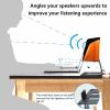 Desktop Speaker Stands Professional Studio Monitor Stand for Bookshelf Speakers Neatly Fitted with Non-Slip Pads Speaker Mount Bracket view 2