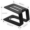 Desktop Speaker Stands Professional Studio Monitor Stand for Bookshelf Speakers Neatly Fitted with Non-Slip Pads Speaker Mount Bracket view 3