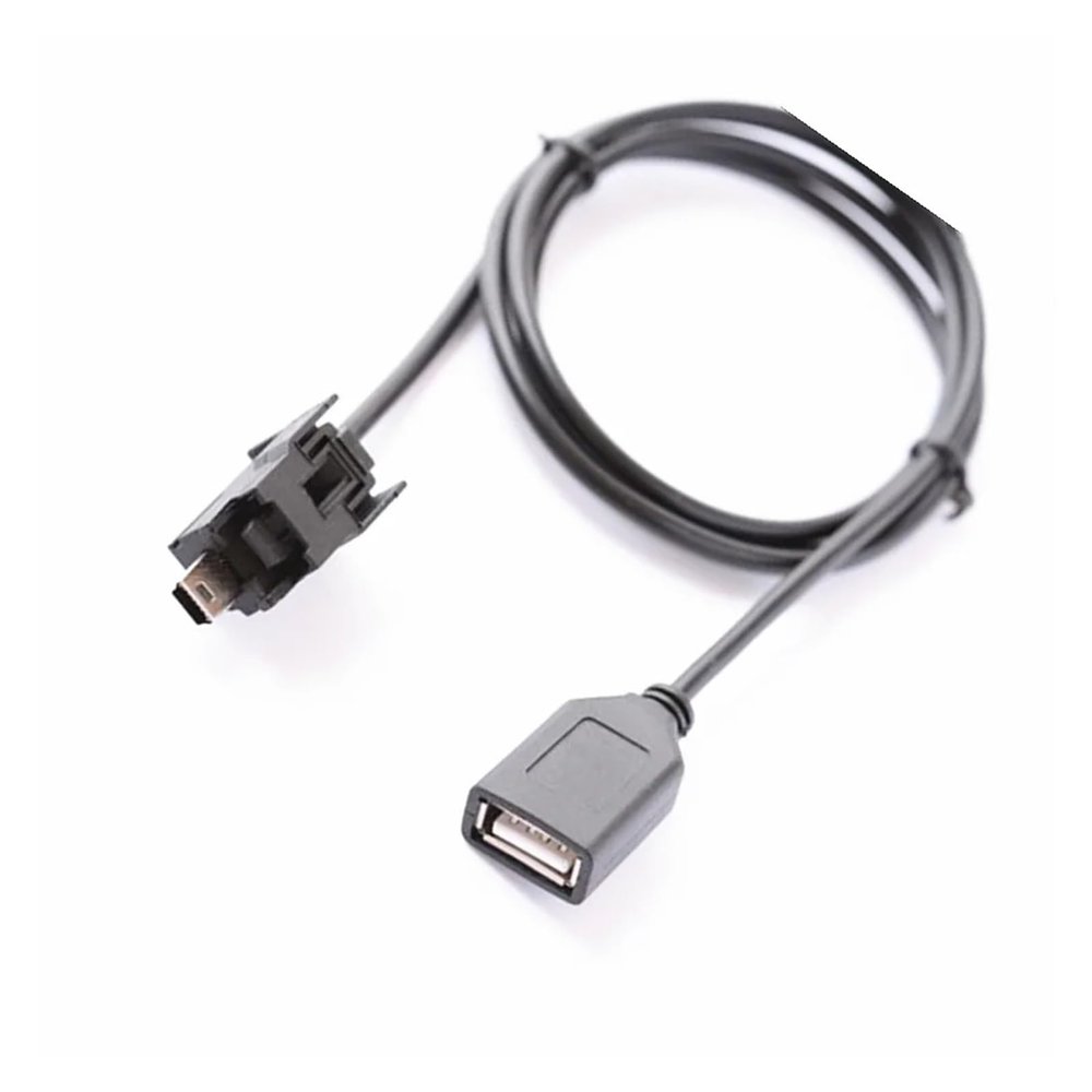 ImBros 1Pcs Car A-dio Rad1o USB to M1ni USB Port Switch Cable Adapter