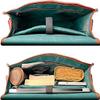 14 inch Handcrafted Leather Messenger Bag with Laptop Compartment - Elegant Shoulder Satchel for Men and Women at the Office view 2