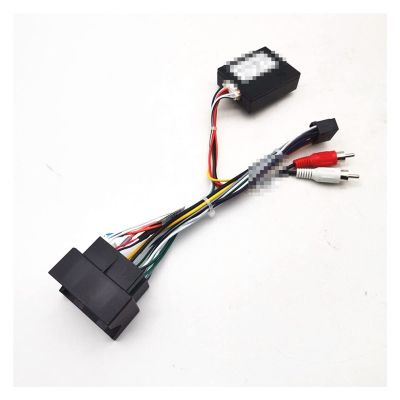 AANAN 1PCS Car Stereo Audio 16PIN Android Power Cable Adapter with Canbus Box Compatible with BMW 1 E90 Power Cable Wiring Harness