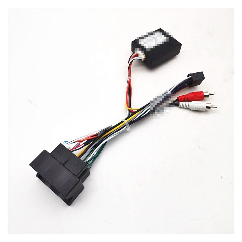 AANAN 1PCS Car Stereo Audio 16PIN Android Power Cable Adapter with Canbus Box Compatible with BMW 1 E90 Power Cable Wiring Harness
