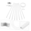 Homoyoyo Cable Hider Wall Strip for Tv Mount Durable Cord Covers for Cables Easy Installation Modern Design Multi-Device view 2