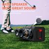 Golf Cart Speaker, 36H Playtime, 30W Stereo Sound IPX7 Magnetic Bluetooth Speaker with Bicycle Mount, Hook & Light Design, Golf Cart Accessories view 3