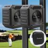 2-Pack Golf Cart Speakers with Storage Case, IPX7 Magnetic Golf Speaker 24H Playtime, 36W Loud Stereo Sound Magnetic Bluetooth Speaker for Golf Cart, Golf Gifts for Men view 1