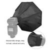 Beufee Softbox, Mini Universal Softbox 30cm Octagonal Close up Soft Light Box Compact Light Panel Softbox Foldable Diffuser for Studio Photography view 4