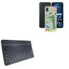 BoxWave Keyboard Compatible with Kyocera Digno SX3 - SlimKeys Bluetooth Keyboard, Portable Thin with Chiclet-Style Keys - Jet Black view 1