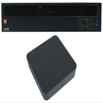 Audiosavings Bundle:(1) JBL CSA1300Z 1 Channel 300w 70v Commercial Amplifier Rack Mount Amp Bundle with (1) Wiim Pro WiFi Wireless Music Player Audio Streaming Multiroom Stereo Receiver (Items 2)