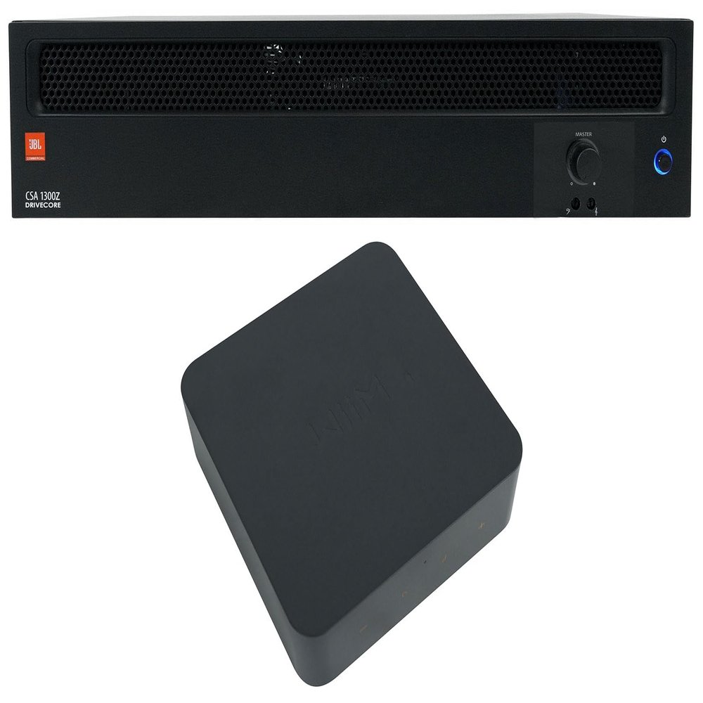 Audiosavings Bundle:(1) JBL CSA1300Z 1 Channel 300w 70v Commercial Amplifier Rack Mount Amp Bundle with (1) Wiim Pro WiFi Wireless Music Player Audio Streaming Multiroom Stereo Receiver (Items 2)