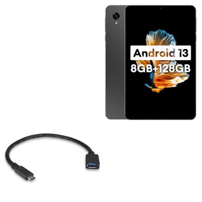 BoxWave Cable Compatible with Headwolf FPad 3 - USB Expansion Adapter, Add USB Connected Hardware to Your Phone