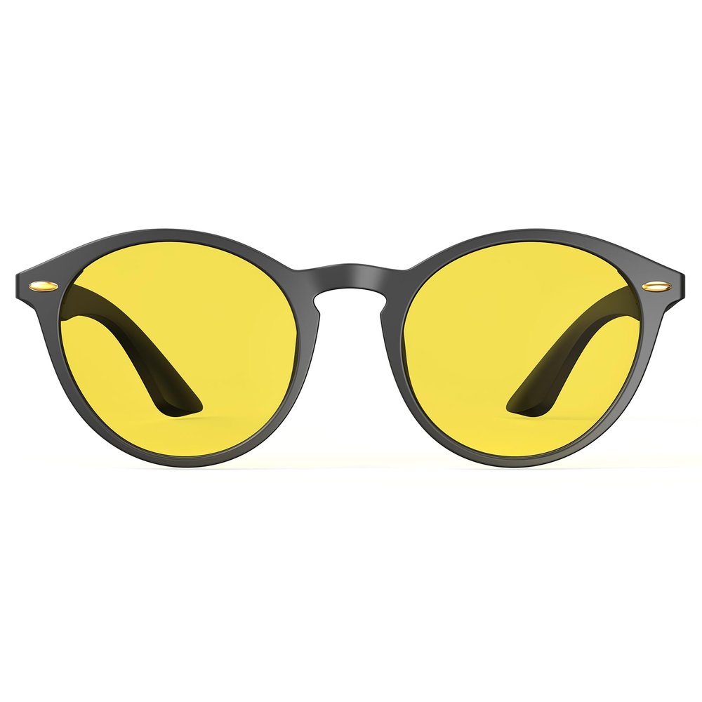 Bloomoak 99.9% Blue Light Blocking Reading Glasses, Classic Computer Readers, Relieve Eye Fatigue, Improve Sleep, for Screens (Yellow Lens - Daytime Protection, 3, x)
