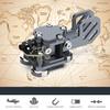 Mini Morse Radio Key Double Paddle Morse Code Key with Stainless Steel Body Three Neodymium Magnets Base Gray view 2