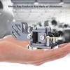 Mini Morse Radio Key Double Paddle Morse Code Key with Stainless Steel Body Three Neodymium Magnets Base Gray view 3