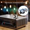 Mini Morse Radio Key Double Paddle Morse Code Key with Stainless Steel Body Three Neodymium Magnets Base Gray view 4