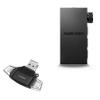 BoxWave Smart Gadget Compatible with Astell & Kern AK HB1 - AllReader SD Card Reader, microSD Card Reader SD Compact USB - Jet Black view 1