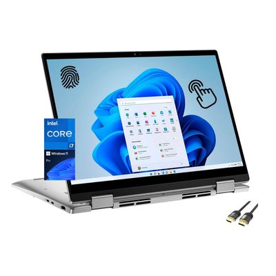 Dell Inspiron 2-in-1 Touchscreen Laptop, 14" WUXGA Display, 13th Gen Intel 10-Core i7-1355U, 16GB RAM, 1TB PCIe SSD, Backlit KB, Thunderbolt 4, FP Reader, WiFi 6E, Webcam, PDG HDMI Cable, Win 11 Pro