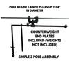 Glide Gear REVO 75 Camera Rig  360 Top-Down Shots  Rotating Platform for DSLR/Mirrorless, Aluminum Build, Quick Setup, C-Stand Mounted view 4