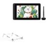 BoxWave Stand and Mount Compatible with Huion Kamvas 12 GS1161 (11.6 in) - Pocket Aluminum Stand 3-in-1, Portable Multi Angle Viewing Riser - Metallic Silver view 1