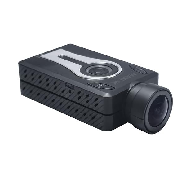 Mobius Maxi MM4K 30fps Sports Action Camera, Small Pocket Camcorder, Wide Angle Dash Cam Camera, 4K Driving Video Recorder Camera, Motion Detection, G-Sensor