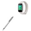 BoxWave Stylus Pen Compatible with Xiaomi Smart Band 2 - DualTip Capacitive Stylus, Fiber Tip Disc Tip Capacitive Stylus Pen - Metallic Silver view 1