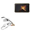 BoxWave Adapter Compatible with Atomos Ninja Ultra - Micro SD Card miniReader, USB Type-C OTG Reader USB3.0 Adapter Keychain - Metallic Silver view 1