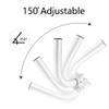 Adjustable Sturdy Universal Wireless Bridge Bracket Mount Kit, Pole and Wall-Mounted Mount for Outdoor Antenna Point to Point AP Access Point Client Bridge CPE (2-Pack)Slinkdsco view 2