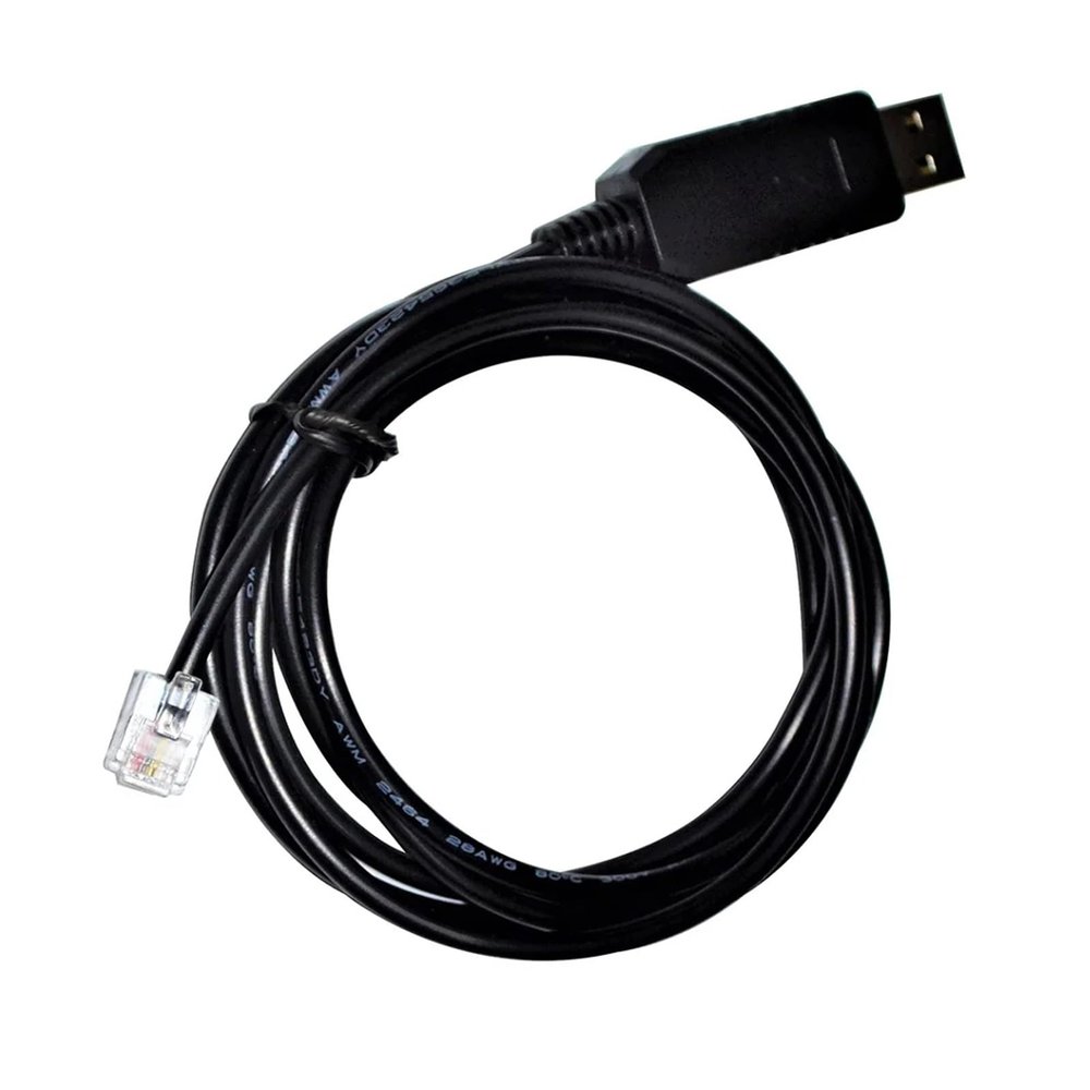 F1T`D2I FT232RL USB to J5 A 6-PIN RJ-12 RJ-11 Connector RS232 Serial Communication Cable Fit Compatible S200 SYNQNET CAN Base Unit AC DC Drive(1M,PL2303GT Chip)
