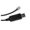 F1T`D2I FT232RL USB to J5 A 6-PIN RJ-12 RJ-11 Connector RS232 Serial Communication Cable Fit Compatible S200 SYNQNET CAN Base Unit AC DC Drive(1M,PL2303GT Chip) view 2