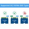 GeeekPi N04 M.2 NVMe to PCIe Adapter for Raspberry Pi 5, Support M.2 NVMe SSD 2230 2242 2260 2280 view 4