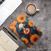 Case for All-New Amazon Kindle Fire HD 10 and Fire HD 10 Plus Tablet (13th/11th Generation, 2023/2021 Release), Slim Folding Stand Cover with Auto Wake/Sleep, African American Pretty Girl Sunflower view 4
