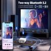 [Auto Focus/Keystone] DBPOWER Projector 4K with 5G WiFi and Bluetooth, FHD Native 1080P Outdoor Movie Projector with 4P4D/PPT/Zoom, Mini Home Projector Compatible w iOS/Android/HDMI/TV Stick view 3