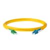 SpeedyFiberTX 12-Pack 6 Meter LC/U to LC/A Fiber Optic Patch Cable, Green, Blue, and White Boots, Corning SMF-28 Ultra Single-Mode 9/125um Optical Fiber, Duplex Yellow Riser OFNR Cable Jacket view 2