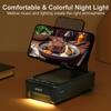 ASEAT Gifts for Men Him, Cell Phone Stand with Bluetooth Speaker&Led Color Changing Light, Unique Gifts for Women Dad Her Husband, Birthday Gifts for Men view 3