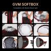 GVM Softbox Parabolic Soft Light Bowens Mount36"/90cm Quick Release Parabolic Deep Softbox & Honeycomb Grid Compatible with Other Bowens Mount Light for Recording, Portraits view 3